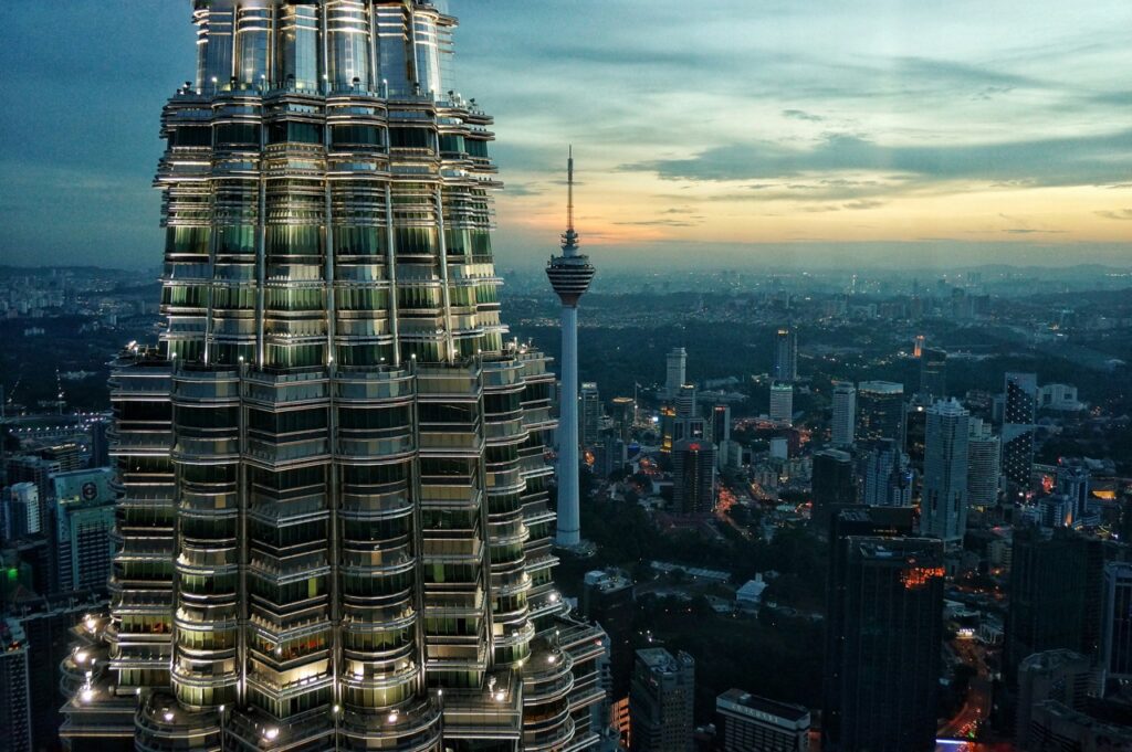 Vue panoramique à Kuala Lumpur