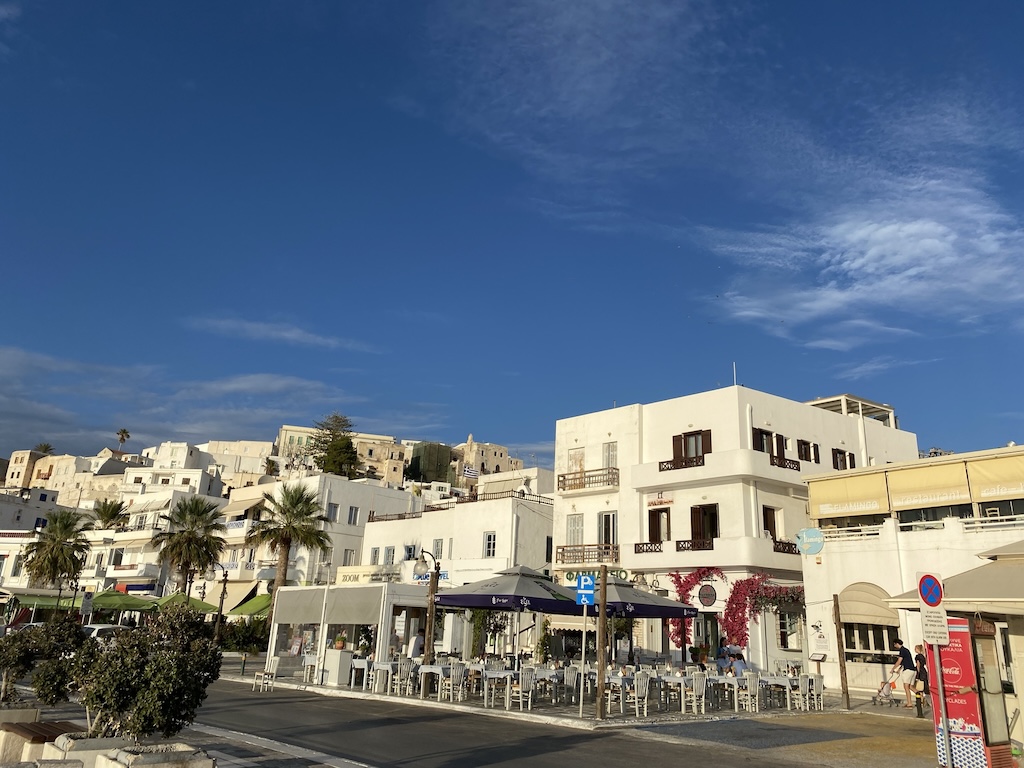 Chora, la capitale de l'île de Naxos