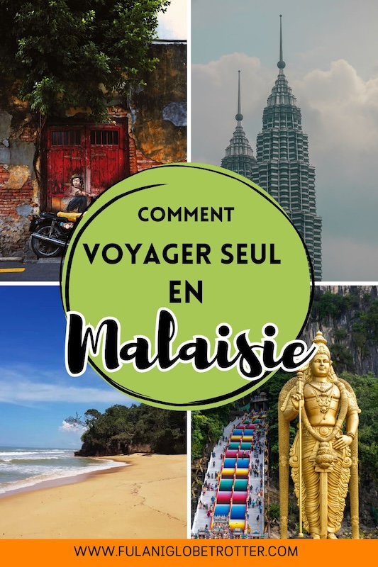 épingle Pinterest avec comme thème :  voyager seul en Malaisie