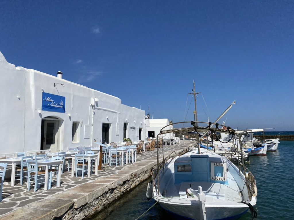 bateau de peche à Naxos